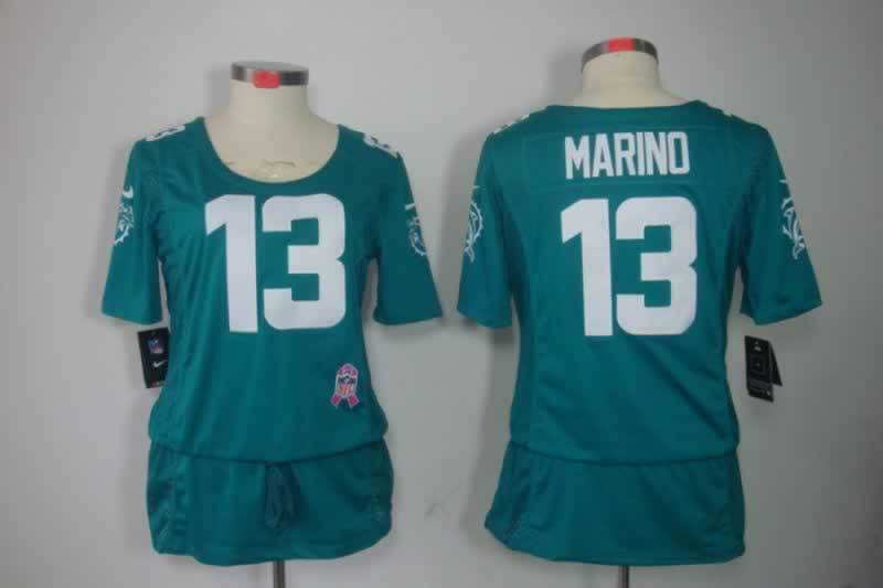 Dolphins 2021/22 Marino #13 Aqua Women NFL Jersey