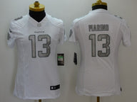 Dolphins 2021/22 Marino #13 White/Gray Women NFL Jersey