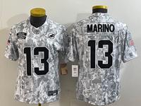 Dolphins 25/26 Marino #13 Arctic Camo Women NFL Jersey