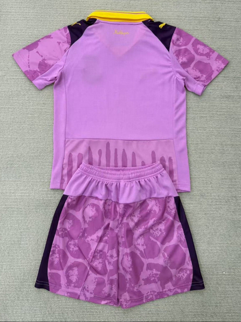 Dortmund 25/26 Pink Goalkeeper Kids Jersey Set