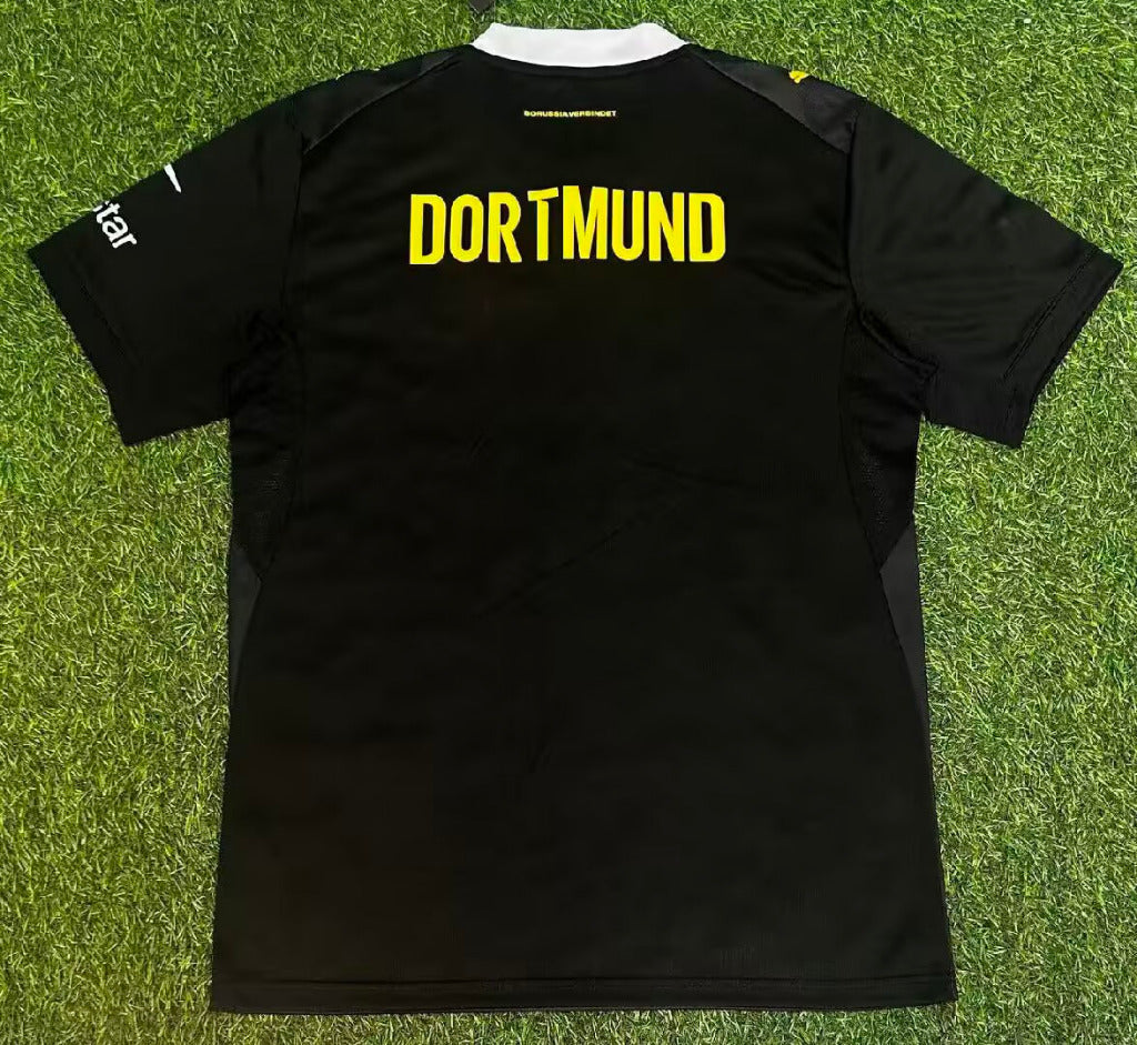 Dortmund 26/27 Black/White Collar Away Jersey