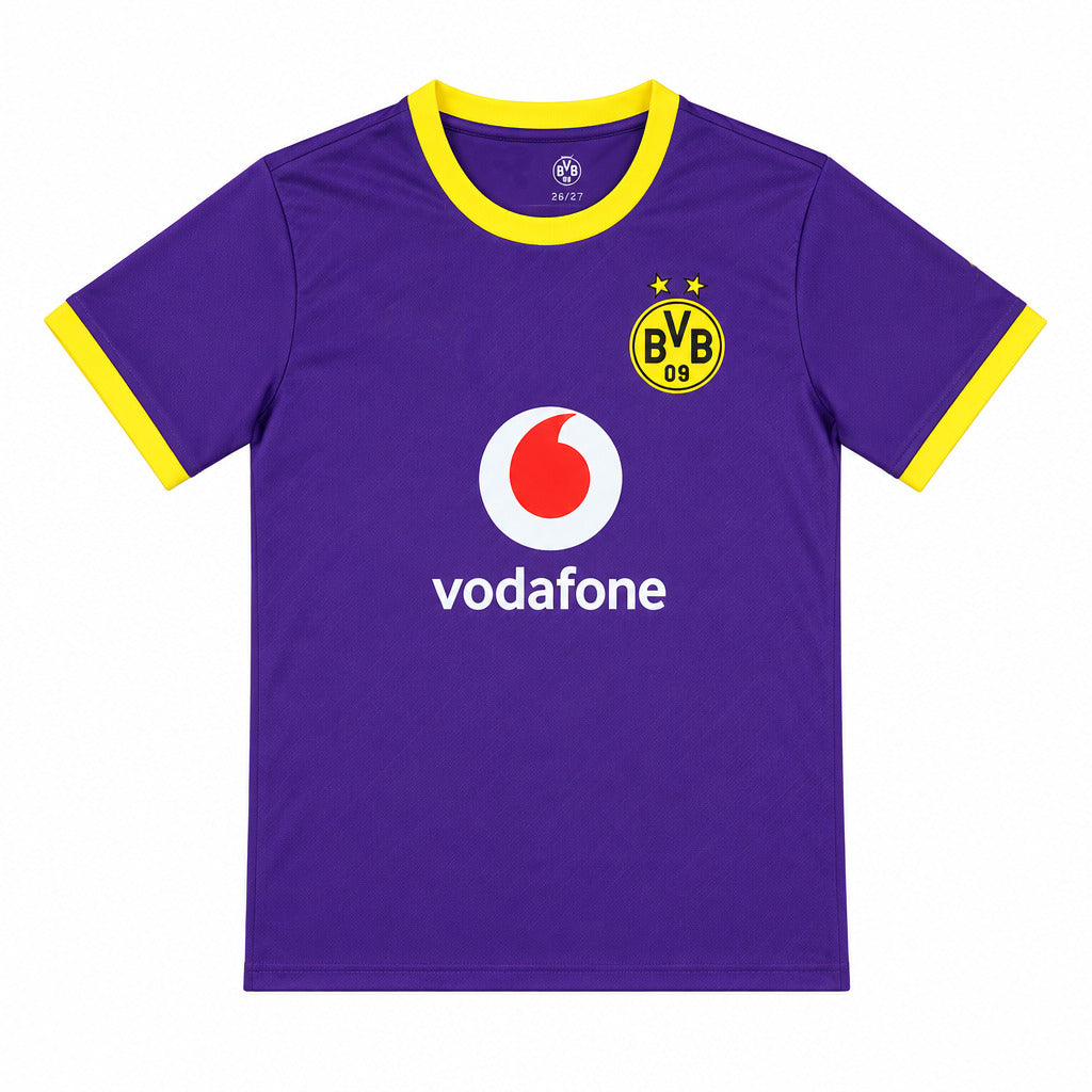 Dortmund 26/27 Purple/Yellow Away Jersey