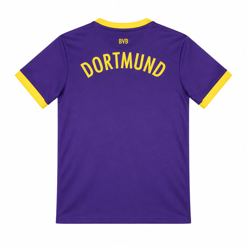 Dortmund 26/27 Purple/Yellow Away Jersey