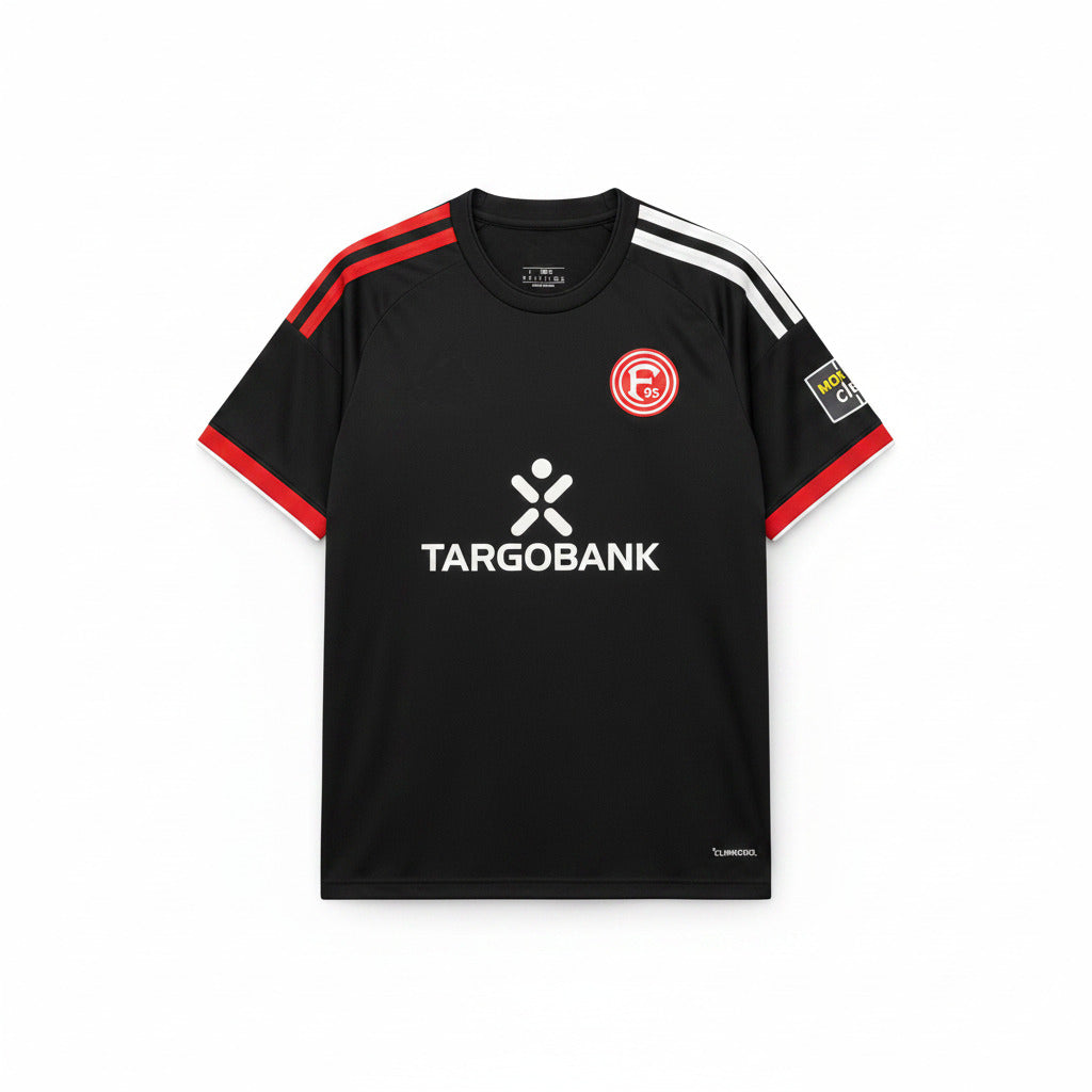 Dusseldorf 26/27 Black/Red/White Third Jersey