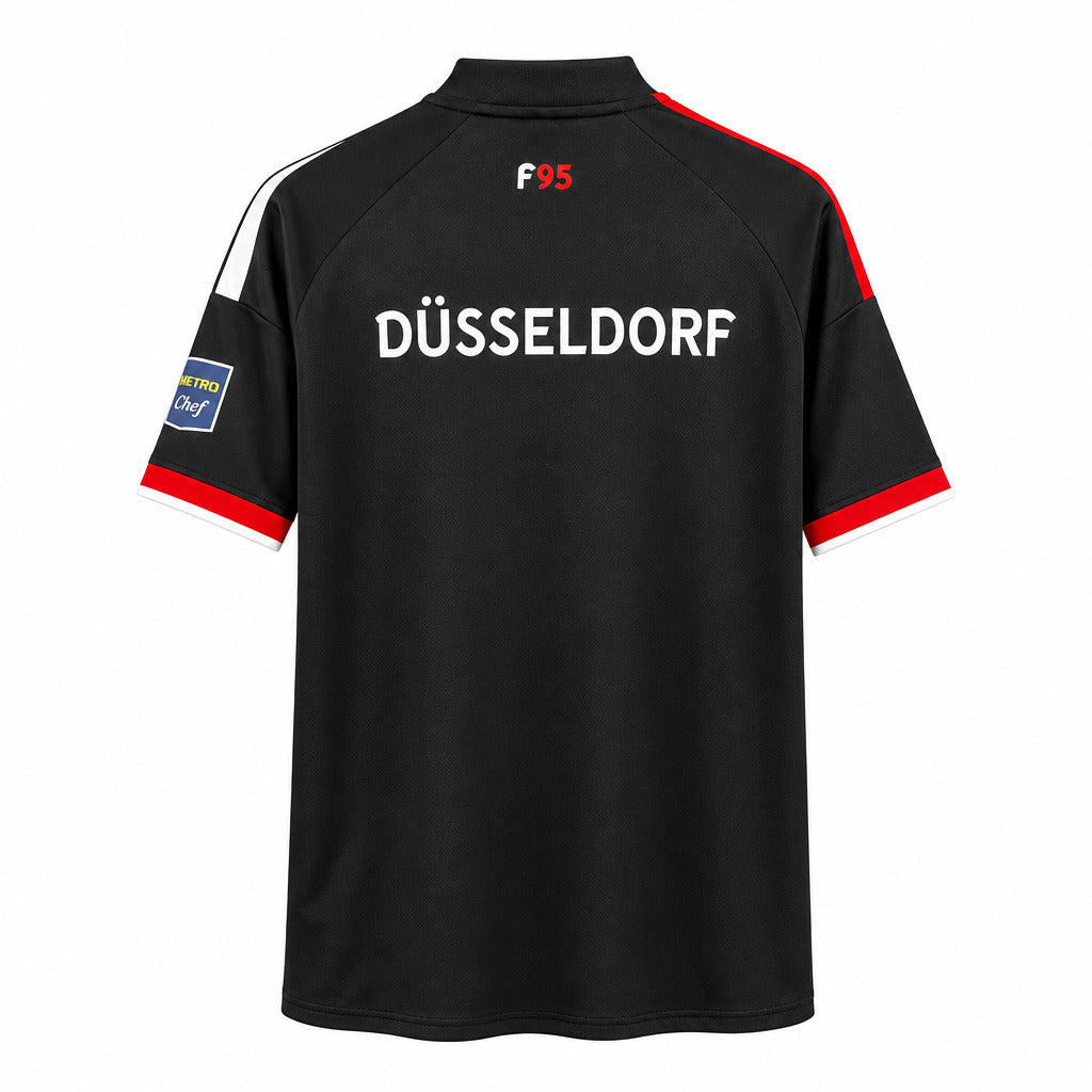 Dusseldorf 26/27 Black/Red/White Third Jersey