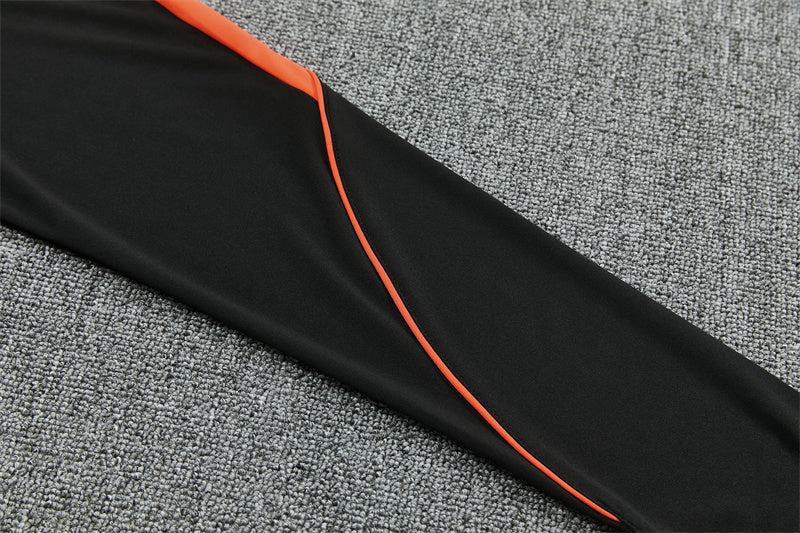 Dutch 26/27 Black with Red Training Tracksuit Set