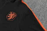 Dutch 26/27 Black with Red Training Tracksuit Set