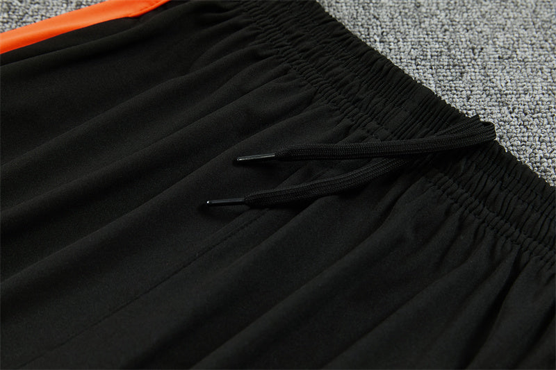 Dutch 26/27 Orange with Black Training Tracksuit Set