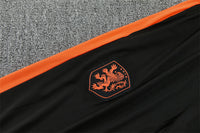 Dutch 26/27 Orange with Black Training Tracksuit Set