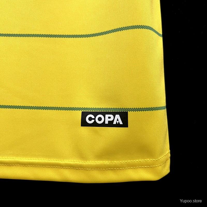 Brazil 1984 Vintage Retro Home Jersey