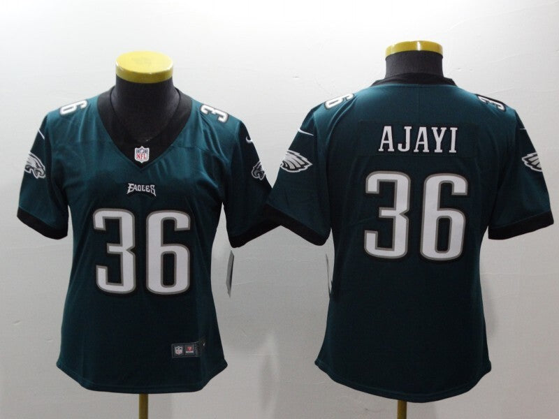 Eagles 2021/22 Ajayi #36 Green/Black/White Women NFL Jersey