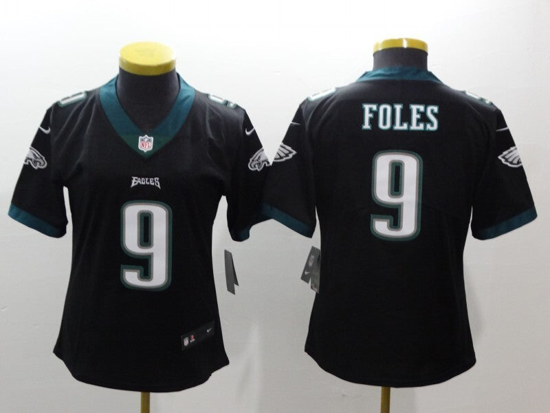 Eagles 2021/22 Foles #9 Black/Green/White Women NFL Jersey