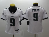 Eagles 2021/22 Foles #9 White/Black Women NFL Jersey