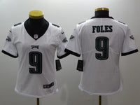 Eagles 2021/22 Foles #9 White/Black Women NFL Jersey
