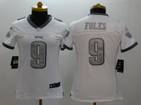 Eagles 2021/22 Foles #9 White/Gray Women NFL Jersey