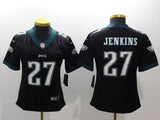 Eagles 2021/22 Jenkins #27 Black/Green/White Women NFL Jersey