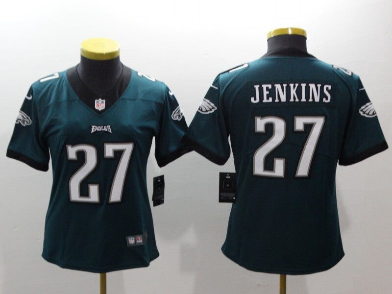 Eagles 2021/22 Jenkins #27 Green/Black/White Women NFL Jersey
