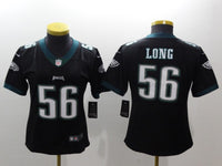 Eagles 2021/22 Long #56 Black/Green/White Women NFL Jersey