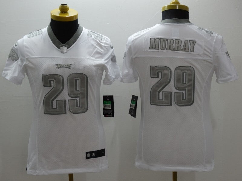 Eagles 2021/22 Murray #29 White/Gray Women NFL Jersey