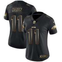 Eagles 2021/22 Wentz #11 Black/Gold/Gray Women NFL Jersey