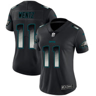 Eagles 2021/22 Wentz #11 Black/Gray Women NFL Jersey