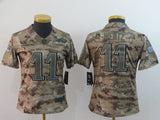 Eagles 2021/22 Wentz #11 Camo Print Women NFL Jersey