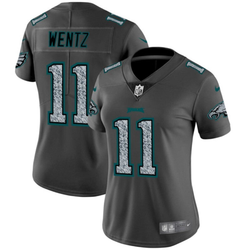 Eagles 2021/22 Wentz #11 Dusty Gray Women NFL Jersey