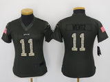 Eagles 2021/22 Wentz #11 Gray/Camo Print Women NFL Jersey