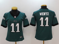 Eagles 2021/22 Wentz #11 Green/White/Black Women NFL Jersey