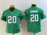 Eagles 2022/23 Dawkins #20 Green/White/Black Women NFL Jersey