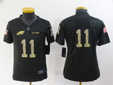 Eagles 23/24 Brown #11 Black/Camo Print Women NFL Jersey