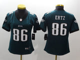 Eagles 23/24 Ertz #86 Green/Black/White Women NFL Jersey
