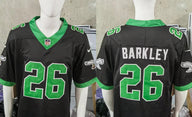 Eagles 25/26 Barkley #26 Black/Green NFL Jersey