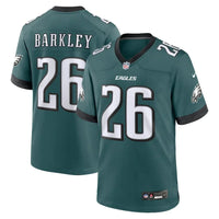 Eagles 25/26 Barkley #26 Green/Black NFL Jersey