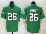 Eagles 25/26 Barkley #26 Green NFL Jersey