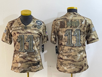 Eagles 25/26 Brown #11 Camo Print Women NFL Jersey