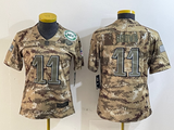 Eagles 25/26 Brown #11 Camo Print Women NFL Jersey