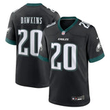 Eagles 25/26 Dawkins #20 Black/Midnight Green NFL Jersey