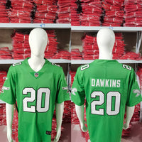 Eagles 25/26 Dawkins #20 Green NFL Jersey