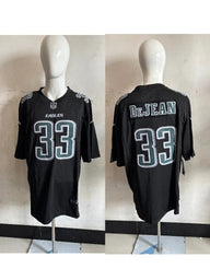 Eagles 25/26 DeJean #33 Black NFL Jersey