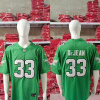 Eagles 25/26 DeJean #33 Green NFL Jersey