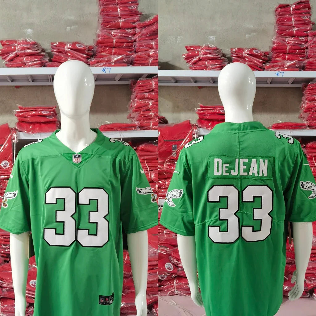 Eagles 25/26 DeJean #33 Green NFL Jersey