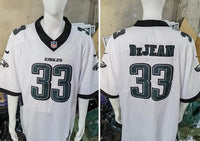 Eagles 25/26 DeJean #33 White/Black NFL Jersey