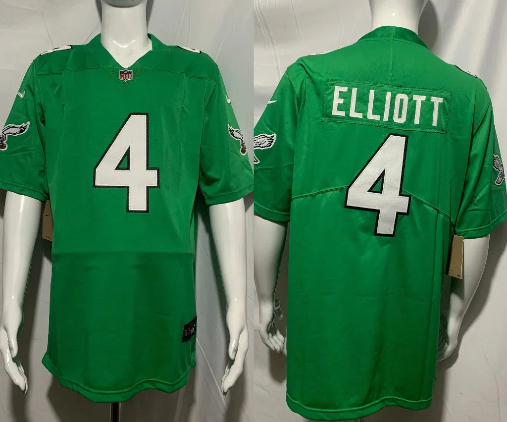 Eagles 25/26 Elliott #4 Green NFL Jersey