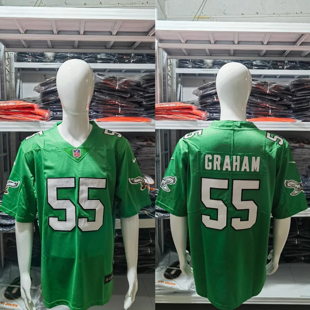 Eagles 25/26 Gramah #55 Green NFL Jersey