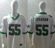 Eagles 25/26 Gramah #55 White/Green NFL Jersey