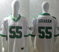 Eagles 25/26 Gramah #55 White/Green NFL Jersey