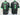 Eagles 25/26 Hurts #1 Black/Green NFL Jersey