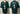 Eagles 25/26 Hurts #1 Green/Black Collar NFL Jersey