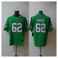 Eagles 25/26 Kelce #62 Green NFL Jersey